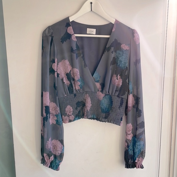 ARITZIA Wilfred floral blouse - Picture 2 of 5